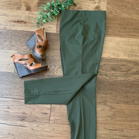 Who What Wear Pants - Who What Wear Olive Green Dress Business Casual Pants